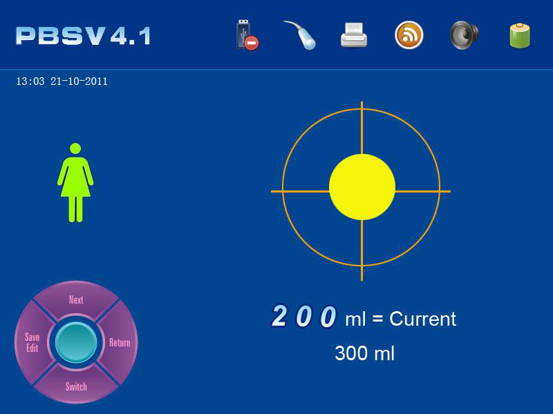 bladder scanner easyblad volume vessie